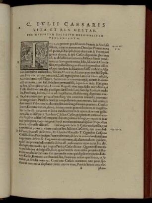 C. Ivlii Caesaris Vita Et Res Gestae