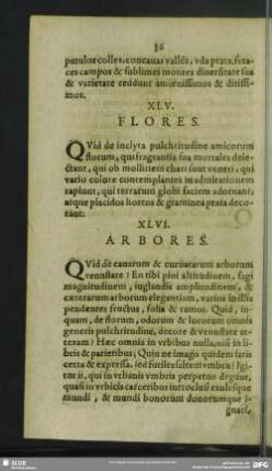 XLVI. Arbores