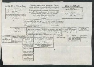 Schema Genealogicum ...