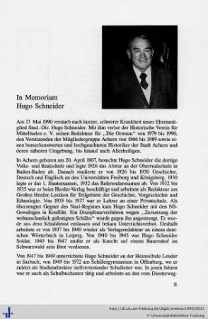 Nachrufe, Glückwünsche, Jahres- und Fachgruppenberichte