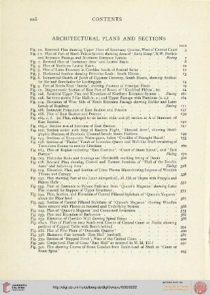 Architectural plans and sections