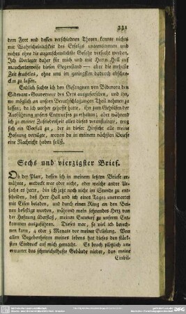 Sechs und vierzigster Brief