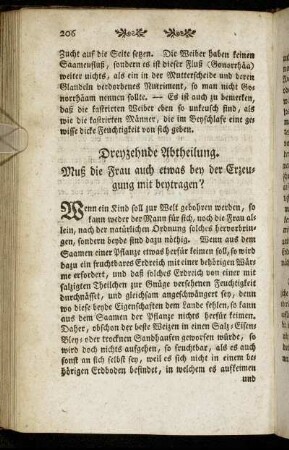 Dreyzehende Abtheilung.