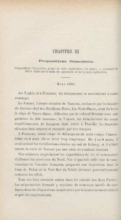 Chapitre III. Propositions francaises