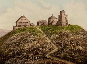 17528 P. Z. - Riesengebirge. Schneekoppe mit Observatorium