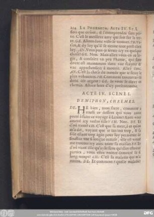 Acte IV. Scene I.