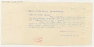 Brief an Fritz Meyer : 28.04.1916