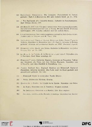 Kupferstiche (Nr. 202-221)
