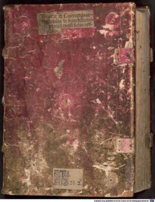 Johannes de Franckfordia de contractibus - BSB Clm 18401