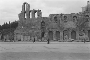 Ruine : Ruinen am Fuß des Akropolisfelsens.