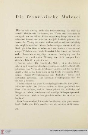 2: Die französische Malerei