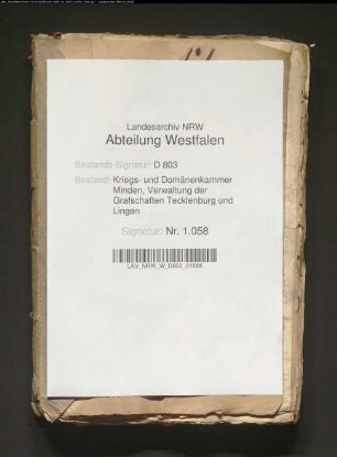 Ausweisung der Zuschläge im Kirchspiel Mettingen