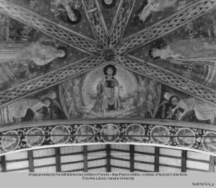 Kapellenausmalung : Glorie des heiligen Franziskus und Heilige