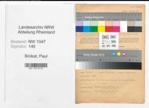 Entnazifizierung Paul Brokat , geb. 01.03.1896 (Angestellter)