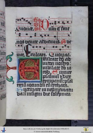 (107r) Feria VI. & Zierinitiale (6).