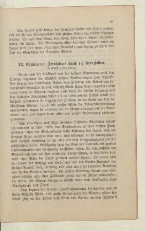 22. Erstürmung Jerusalems durch die Kreuzfahrer