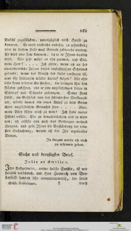 (Sechs und dreyßigster Brief - Vierzigster Brief)