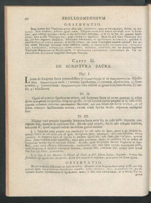 Caput II. De Scriptura Sacra