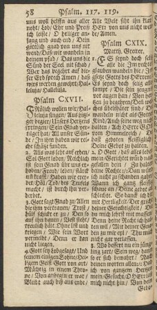 Psalm CXVII.