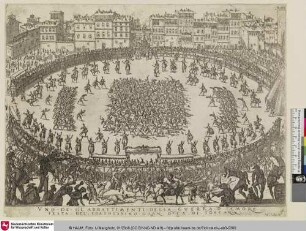 [Theatervorstellung; Le Combat des tenants de chaque quadrille]