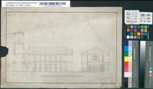 [Kirche zu Kelzenberg]. No. III. [Schnitt nach der Länge, Querschnitt].