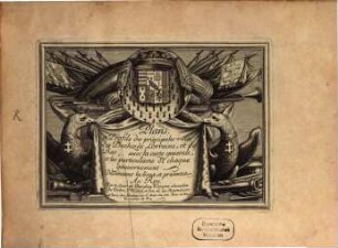 Plans, et Profils des principales villes des Duchez de Lorraine, et de Bar : auec la carte generale, et les particulieres de chaque gouuernement, 0