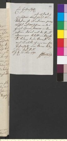 Brief von Bertuch, Friedrich Johann Justin an Goethe, Johann Wolfgang von