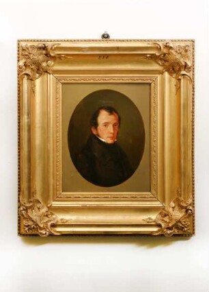 Ölgemälde "Matthias Dilger", wohl Furtwangen, um 1860