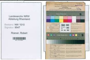 Entnazifizierung Robert Roever , geb. 02.10.1895 (Verw.Angestellter)