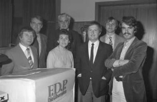 Kreisverband Karlsruhe der FDP. Jahreshauptversammlung in der Gaststätte "Ziegler"