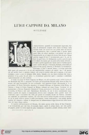 6: Luigi Capponi da Milano scultore