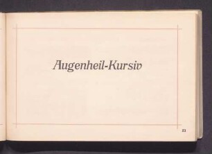 Augenheil-Kursiv