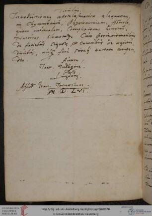 Johannes de Indagine, Introductiones apotelesmaticae elegantes in chyromantiam (Auszüge)