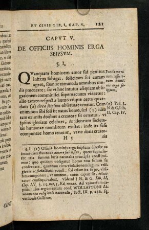 121-160, Caput V