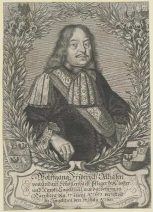 Bildnis des Wolffgang Friderich Oelhafen von und auf Schöllenbach