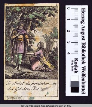 So stirbst du peinlicher _ in des Geliebten Tod!