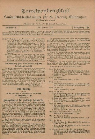 Nummer 4. 24. Januar 1900.