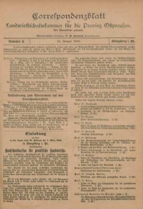 Nummer 4. 24. Januar 1900.