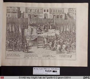 Hinrichtung der Grafen Egmond und Horn, 5. Juni 1568.
