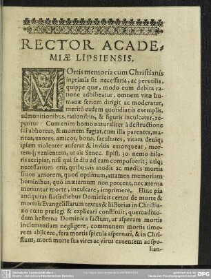 Rector Academiae Lipsiensis