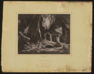 Bühnenbild: Parsifal, Festspielhaus Bayreuth: Gralstempel I. Akt 2.Szene