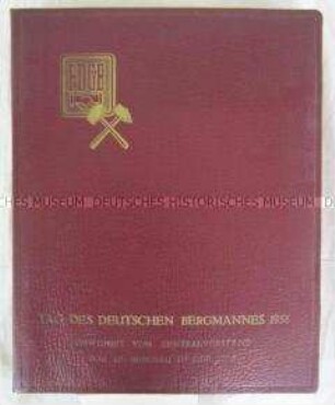 Dokumentation zum Tag des deutschen Bergmanns 1958, in Etui