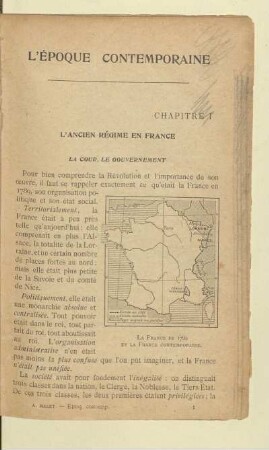 Chapitre I L'ancien régime en France