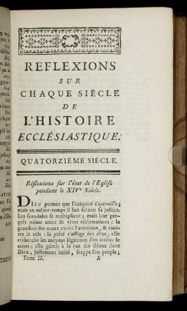 Quatorzième Siècle.