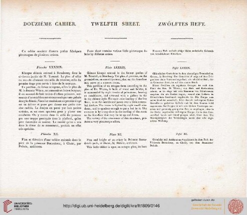 Douzième Cahier
