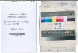 Entnazifizierung Paul Stieler , geb. 00.00.0000 (Kaufm.Angestellter)