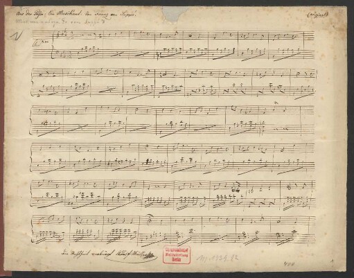 Ein Musikant. Auszüge; pf; Es-Dur