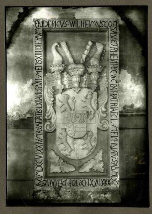 prot. Kirche, Grabmal des Rheingrafen Friedrich Wilhelm, 1706
