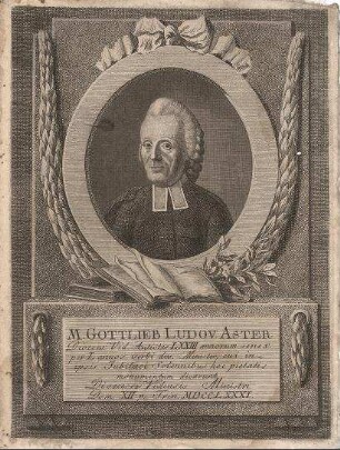 Magister Gottlieb Ludov Aster