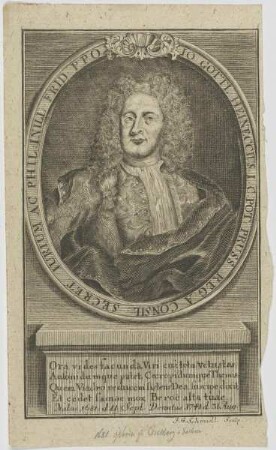 Bildnis des Io. Gottlieb Heineccius